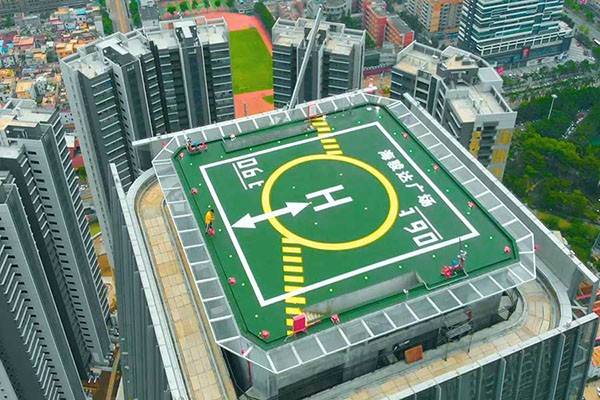 大廈頂上搭建直升機停機坪有什么因素需要注意的？